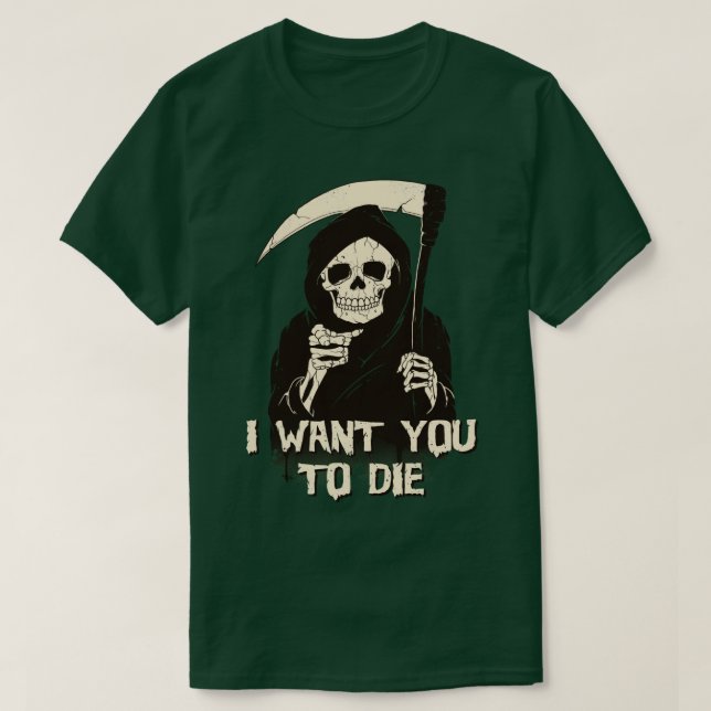Death Chose You  T-Shirt (Design Front)