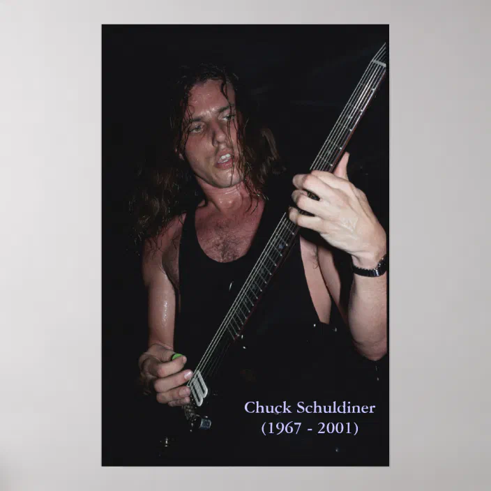 Death Chuck Schuldiner 1967 2001 Poster Zazzle Com