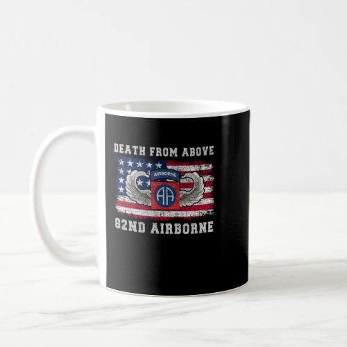 Death From Above 82nd Airborne Division Paratroope Coffee Mug