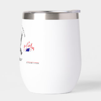 Death From Above Thermal Wine Tumbler