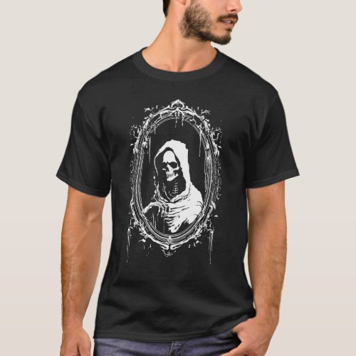 Death Ghoul Horror Gothic Goth Edgy Punk Doom Aest T_Shirt