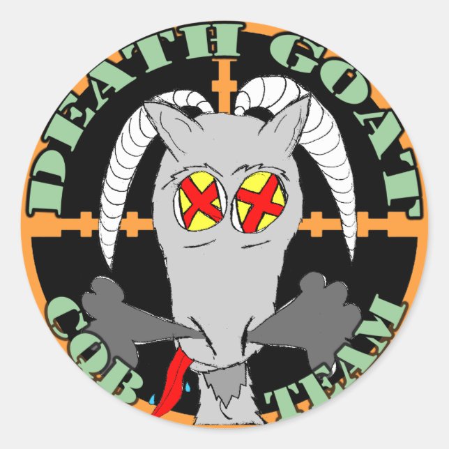 Death Goat CQB Team Patch Sticker (Front)