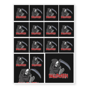 Death - Halloween Temporary Tattoos