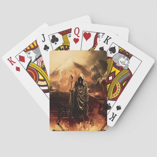 Death has no mercy poker cards (Back)
