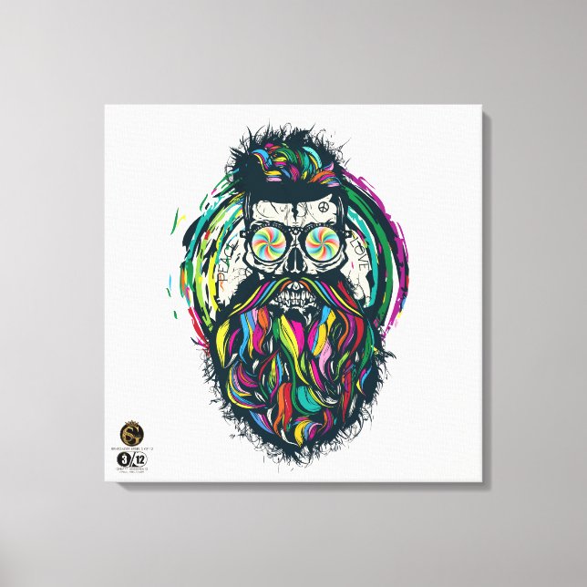 Death head G-Skulls Renegade series 3 of 12 Canvas Print (Front)