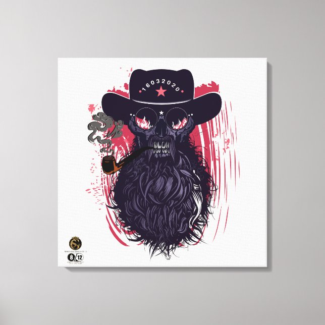 Death head G-Skulls Renegade series 8 of 12 Canvas Print (Front)