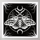 Death Head Moth Poster