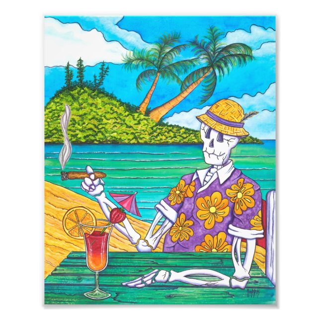 Death In Paradise Art Print (Front)