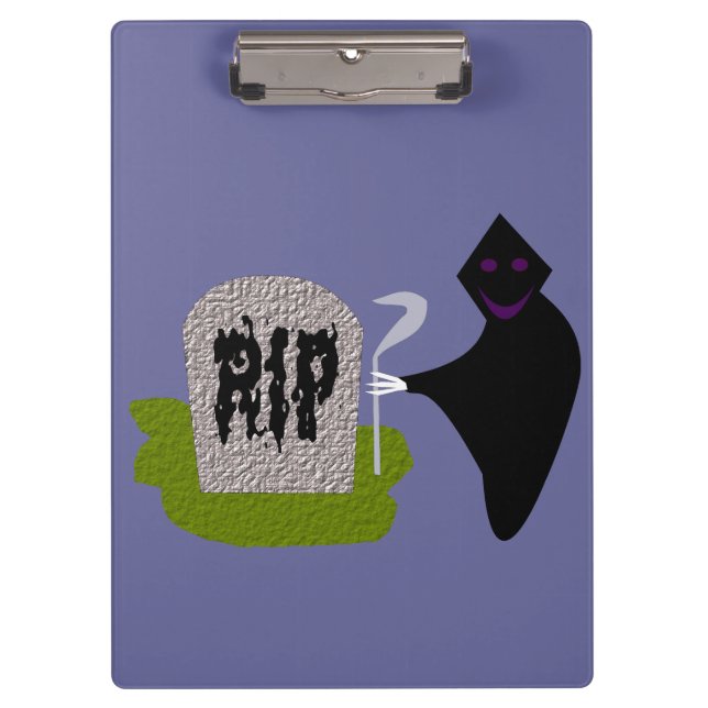 Death in the Cemetery Clipboard (Front)