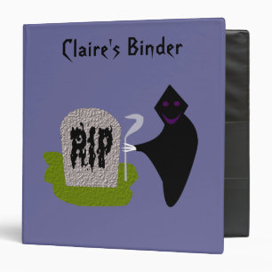 Death in the Cemetery Halloween Custom Binder
