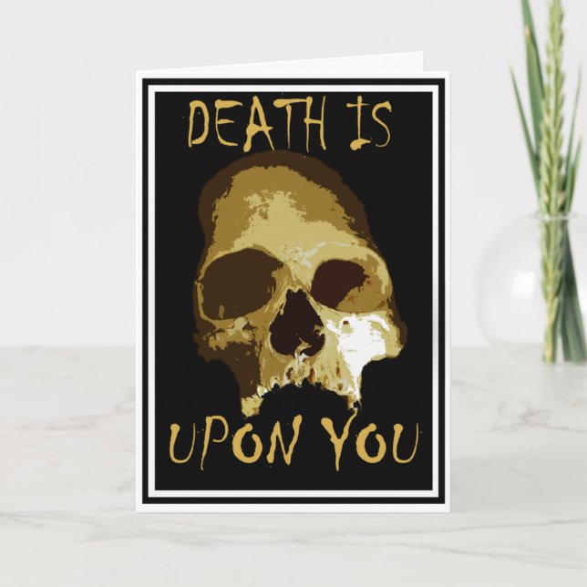 death is upon you card (Front)