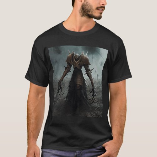 Death Lord Fallen Knight Fallout King Dark Fantasy T_Shirt
