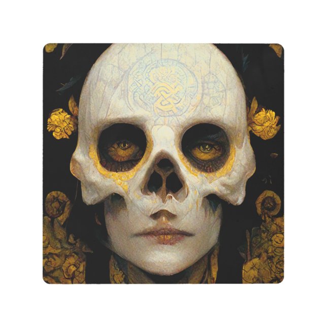 Death Mask Fantasy Sci-Fi Art (Front)