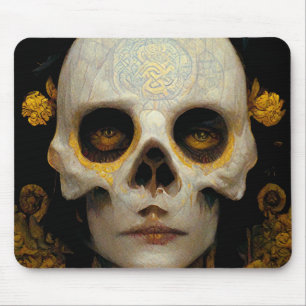 Death Mask Fantasy Sci-Fi Art Mouse Pad
