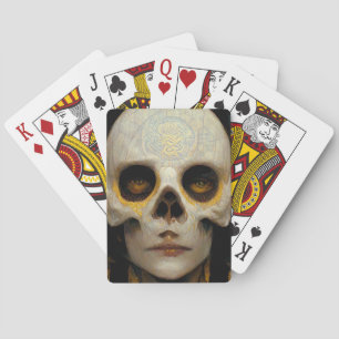 Death Mask Fantasy Sci-Fi Art Poker Cards
