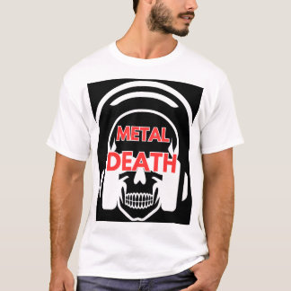 Death Metal band with earphone T-Shirt