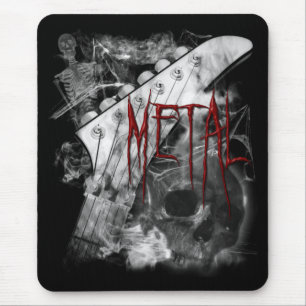 Death Metal Guitar Mouse Pad