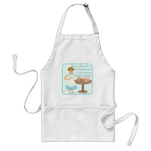 Death Metal Housewife Adult Apron