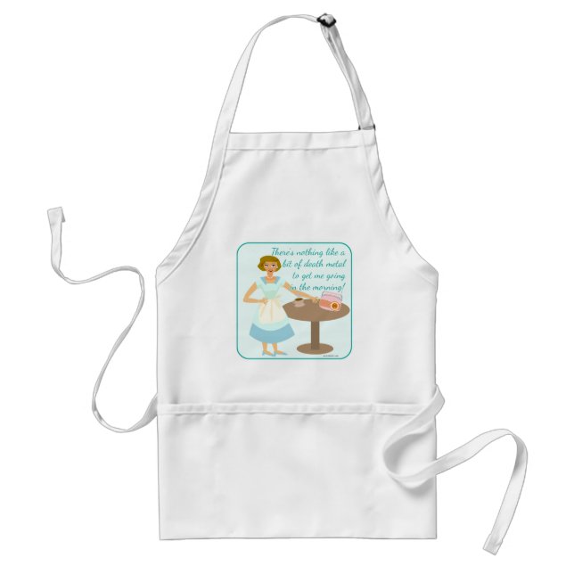 Death Metal Housewife Adult Apron (Front)