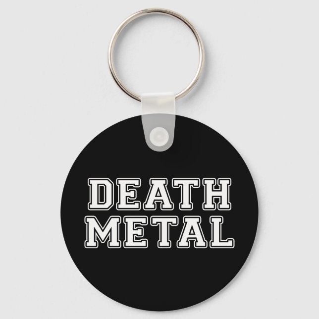 Death Metal Keychain (Front)