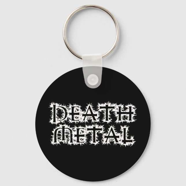 Death Metal Keychain (Front)