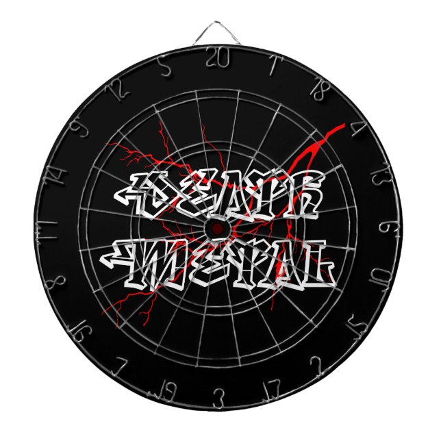 Death metal label dart board (Front)