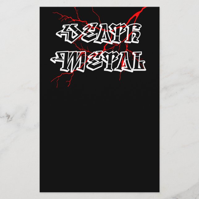 Death metal label flyer (Front)