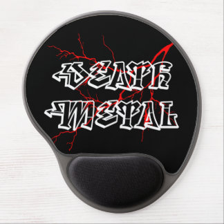 Death metal label gel mouse pad