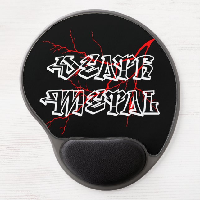 Death metal label gel mouse pad (Front)