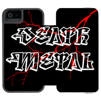 Death metal label iPhone SE/5/5s wallet case