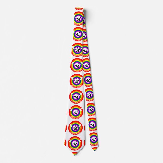 Death Metal Panda Guitar Tie (Front)