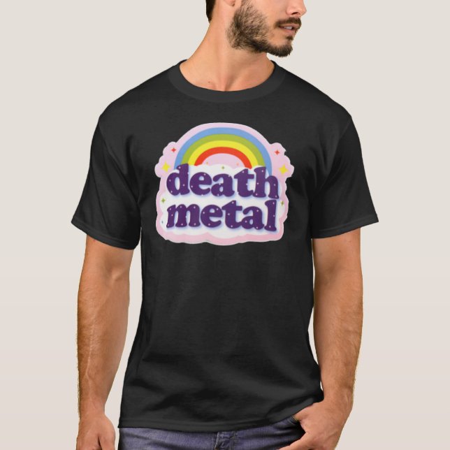 Death Metal Rainbow Classic T-Shirt (Front)