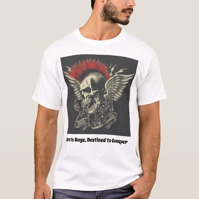  Death Metal Skull T-Shirt for Men (Front)
