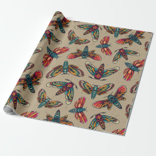 Death Moths Wrapping Paper