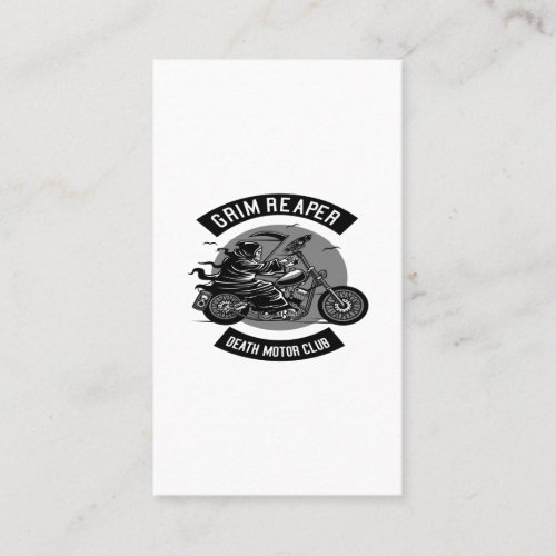 Death Motorcycle Club Business Card