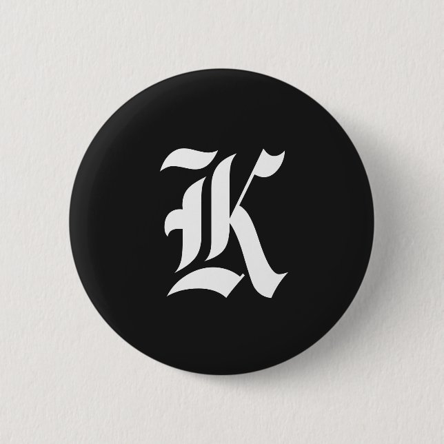 Death Note "K Kira Button (Front)