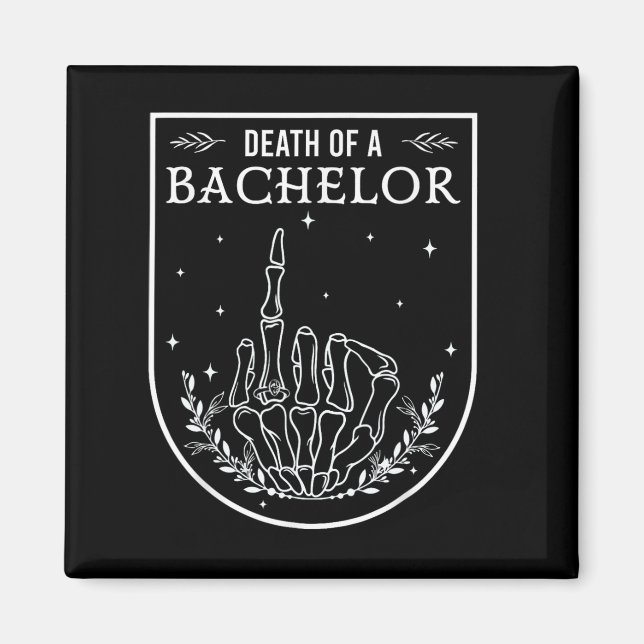 Death Of A Bachelor Spooky Season Wedding Bride Gr Magnet (Front)