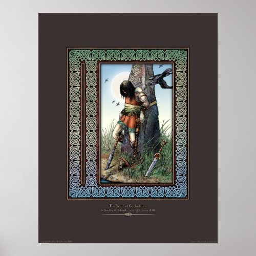 Death of Cuchulainn Poster (14x18