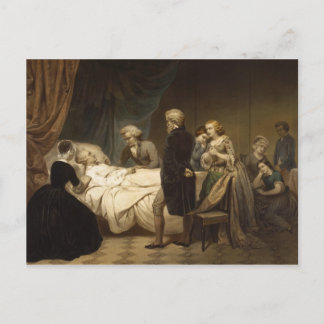 Death of George Washington postcard