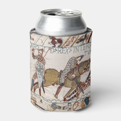 Death of King Harold Bayeux Tapestry Can Cooler