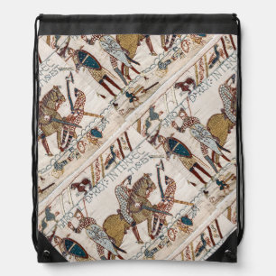 Death of King Harold (Bayeux Tapestry) Drawstring Bag