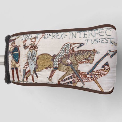 Death of King Harold Bayeux Tapestry Golf Head Cover