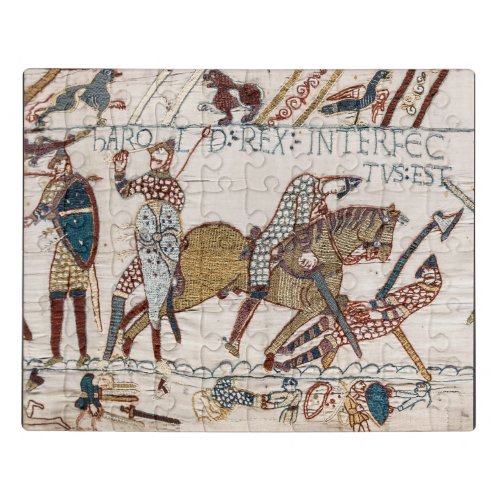 Death of King Harold Bayeux Tapestry Jigsaw Puzzle