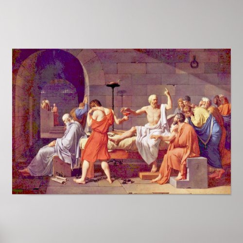 Death Of Socrates By David Jacques_Louis Best Qua Poster