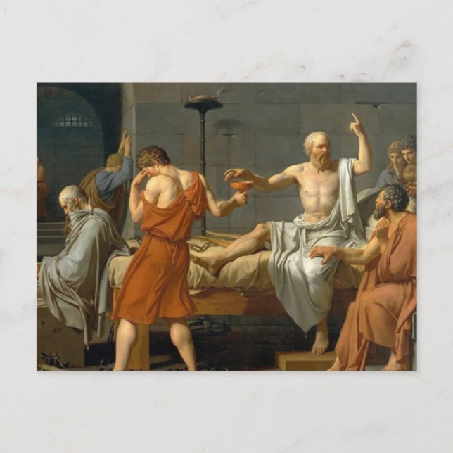 Death Of Socrates Postcard (Front)