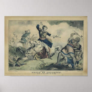Death of Tecumseh Poster