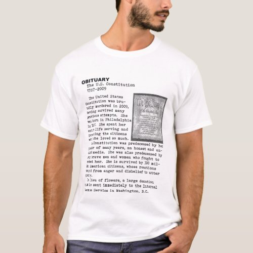 Death of the Constitution T_Shirt
