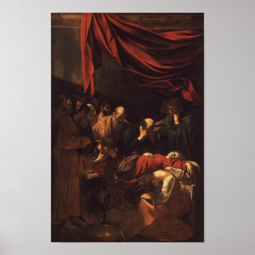 Death of the Virgin by Caravaggio _ Poster