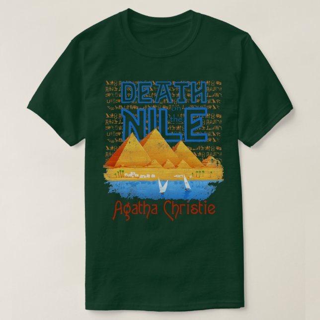 Death on the Nile Agatha Christie T-Shirt (Design Front)