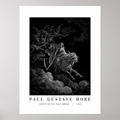 Death on the Pale Horse   1865 Poster